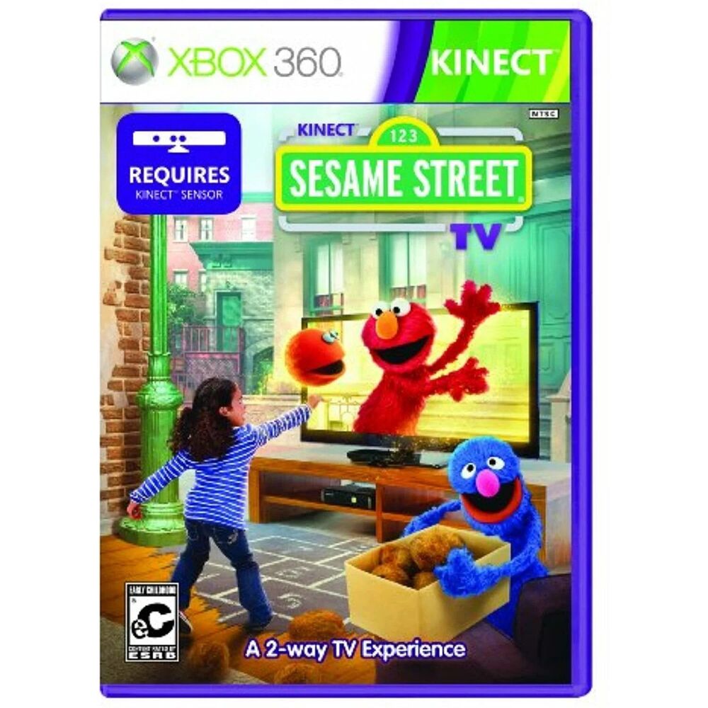 Sesame Street TV Kinect - Microsoft Xbox 360 - Tested